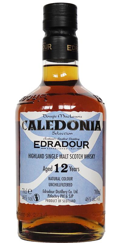 Edradour 12 Year Caledonia Single Malt Whisky 700ml - Woodland