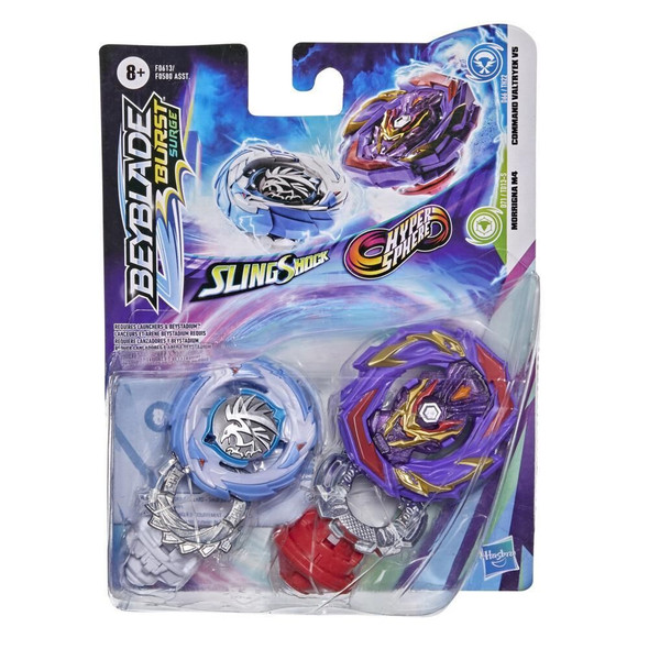 HASBRO Force Wolborg & Dusk Spryzen S5 Beyblade Burst Surge Dual
