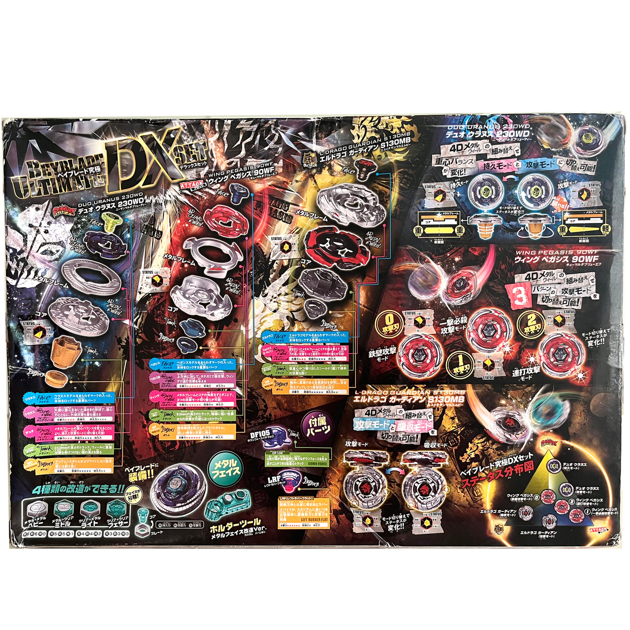 TAKARA TOMY NEWBOY Beyblade Ultimate DX Set, Metal Fury, BB-121