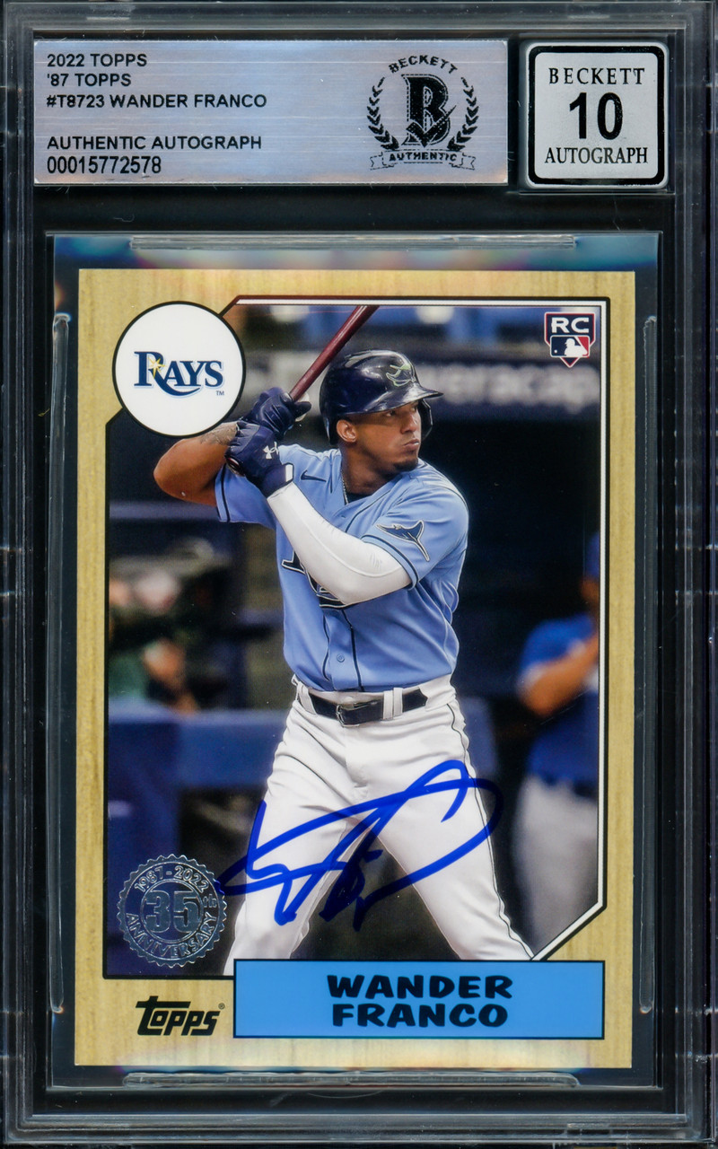 特価！topps スーパースター wander Francoルーキーサインカード 特価