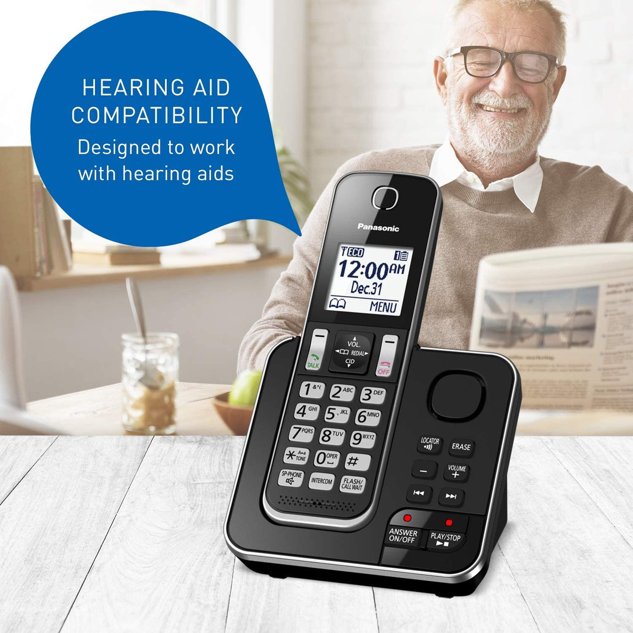 TELEPHONE CORDLESS PANASONIC KX-TGD390C - A. Ally & Sons