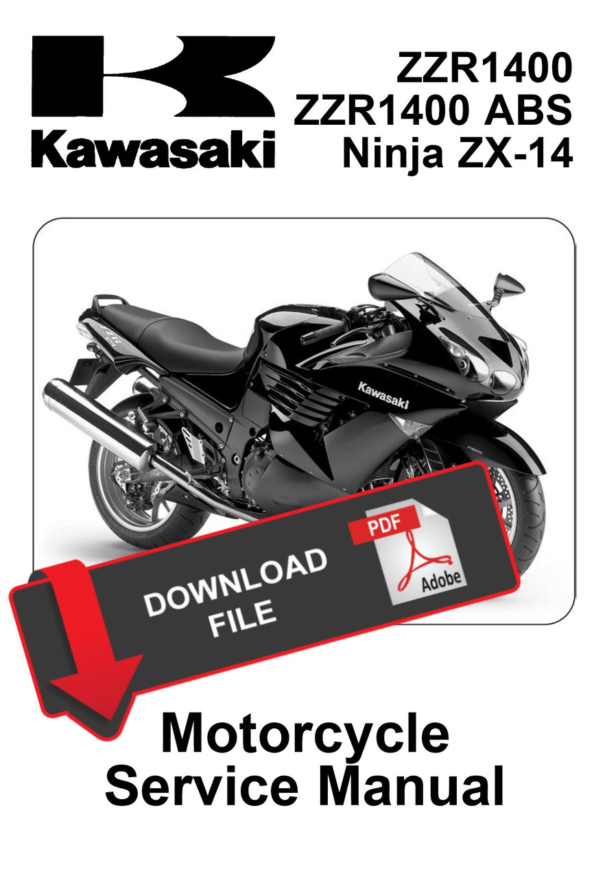 Service Manual Kawasaki 2009 Ninja ZX-14 Repair