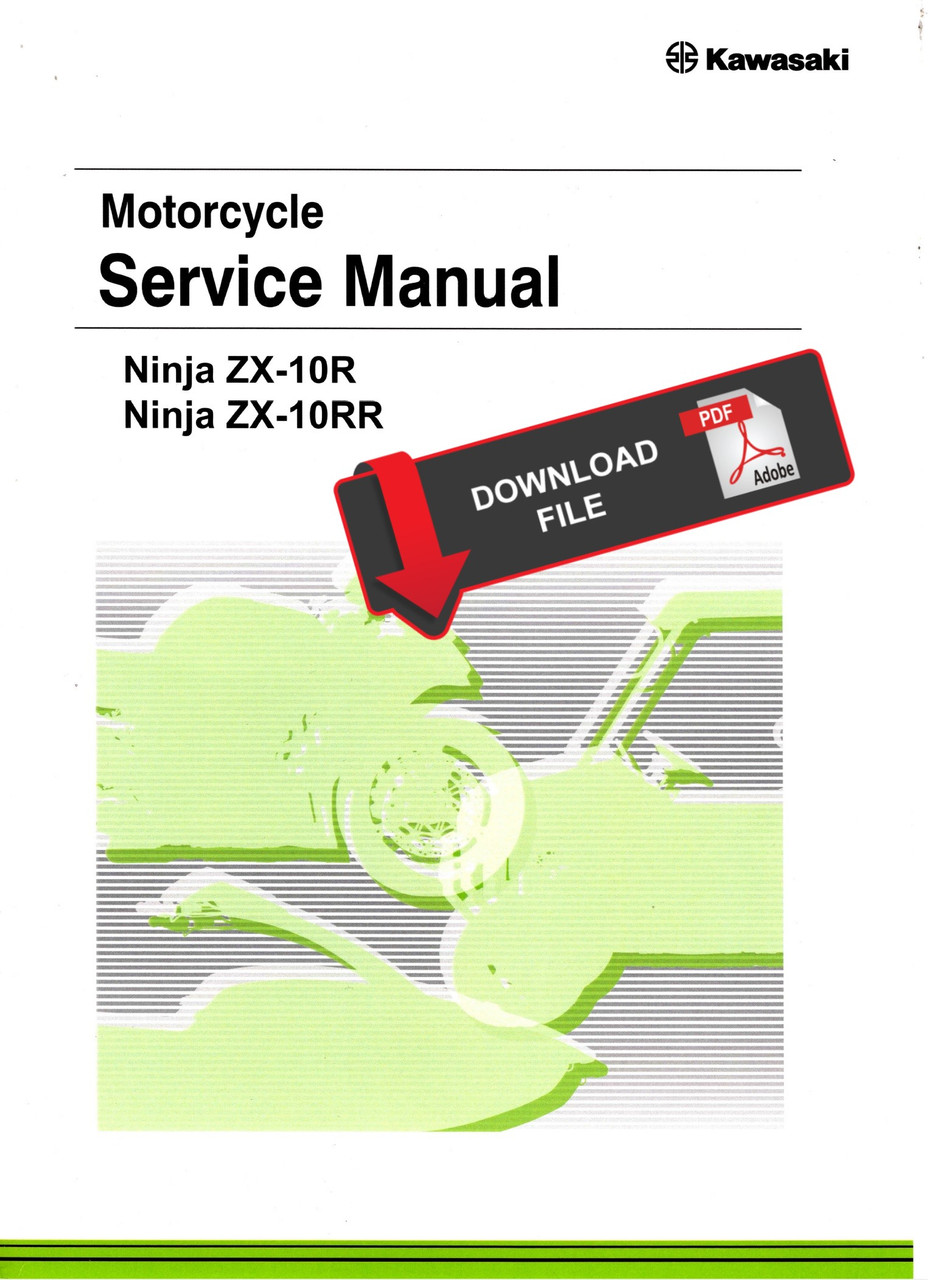 Service Manual Kawasaki 2022 Ninja ZX-10R KRT Repair