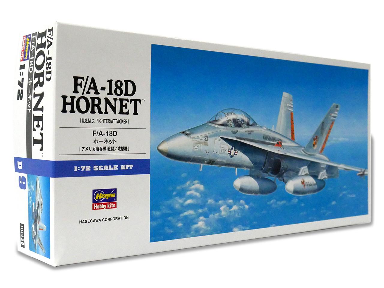 1/72 Hasegawa F/A-18D HORNET Plastic Model Kit - Squadron.com