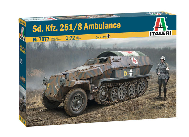 1/72 Italeri SdKfz 251/8 Ambulance Halftrack - Squadron.com