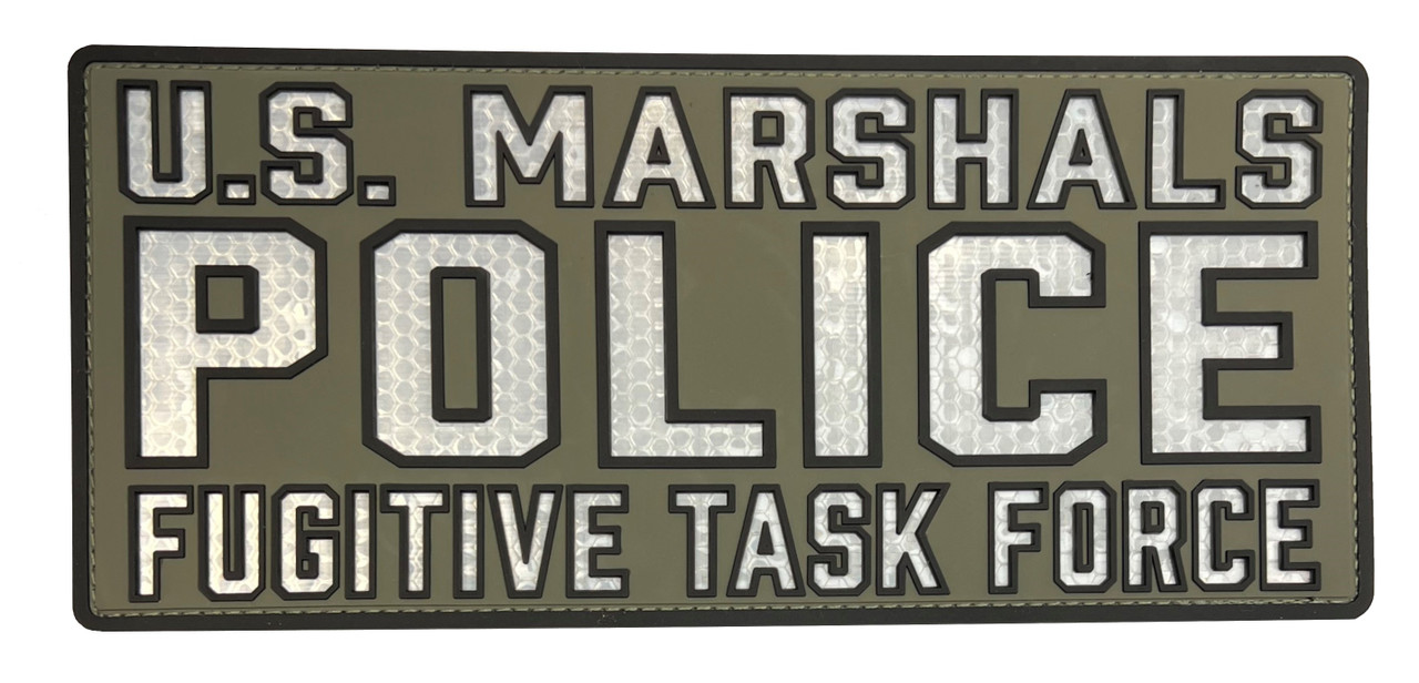 US MARSHAL PVC Patch パッチ TASK FORCE ブルー