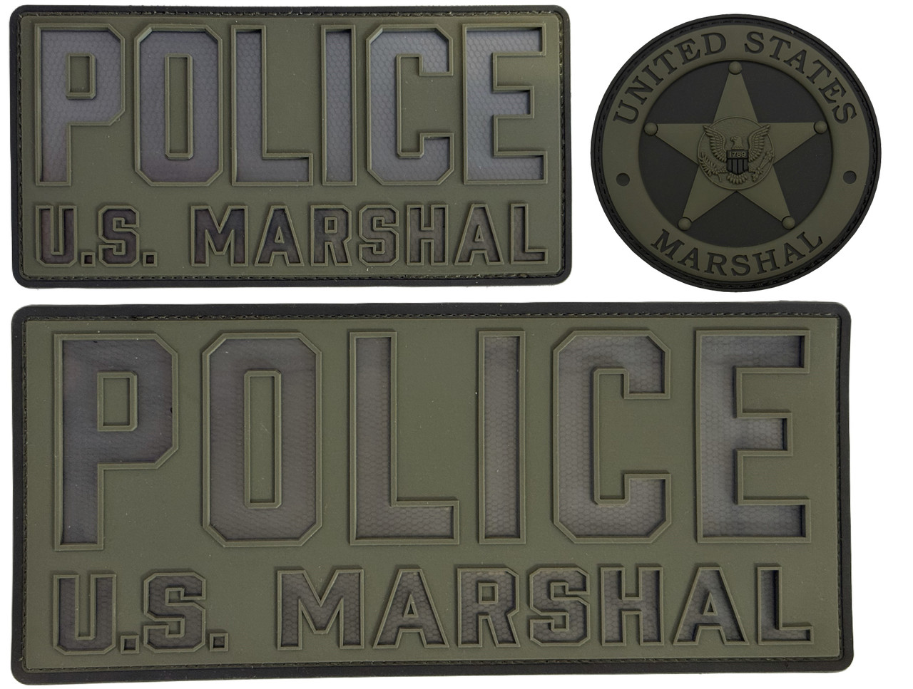 US MARSHAL PVC Patch パッチ TASK FORCE ブルー US MARSHAL PVC Patch