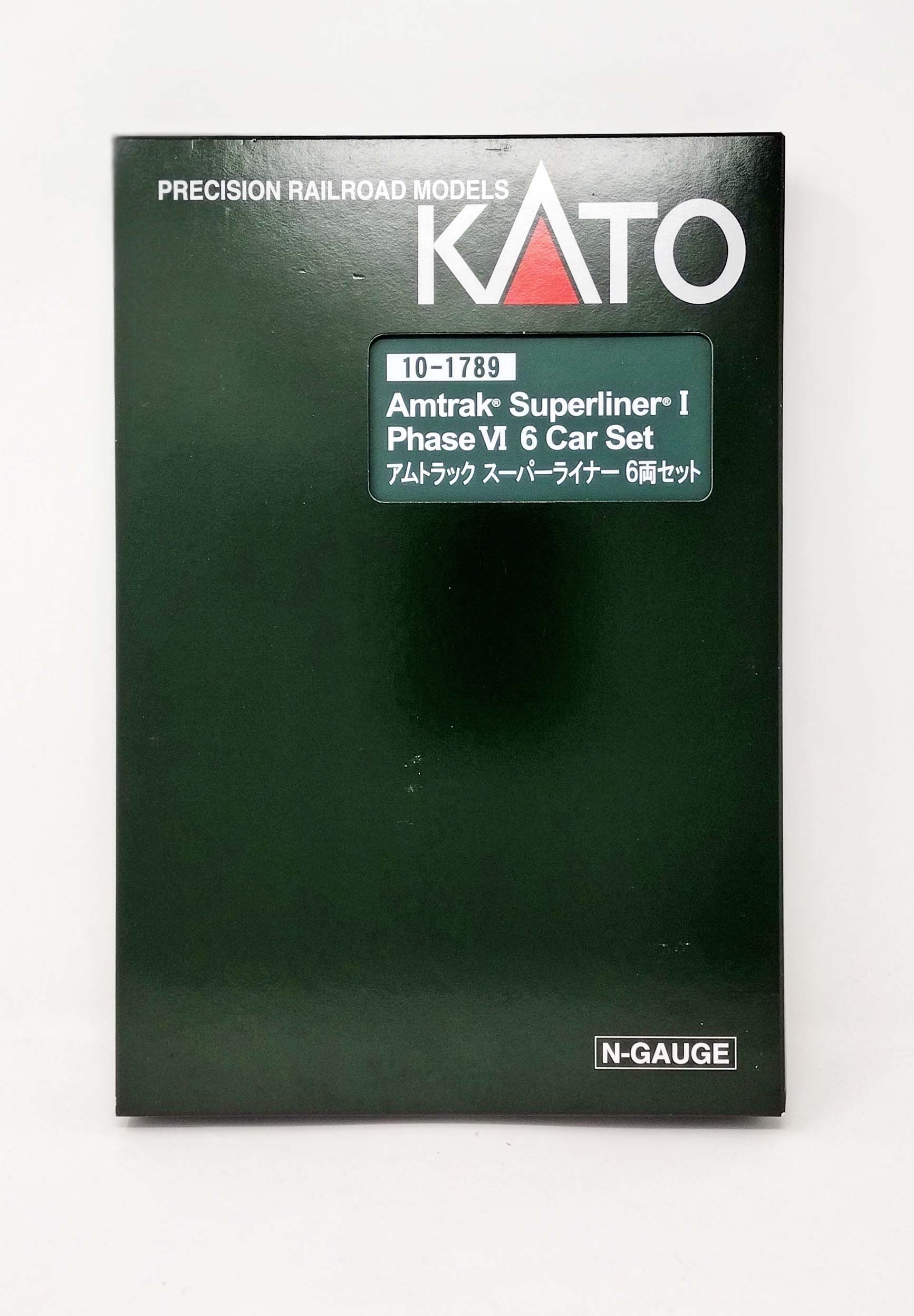 Kato N 10-1789 Amtrak Superliner Phase VI 6-Unit Bookcase Set