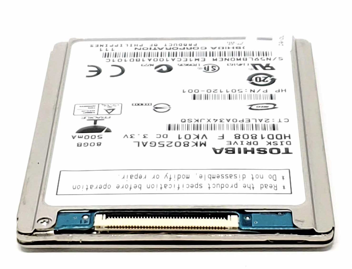 Toshiba HDD1808 - 80GB 4.2K IDE ZIF CE 1.8