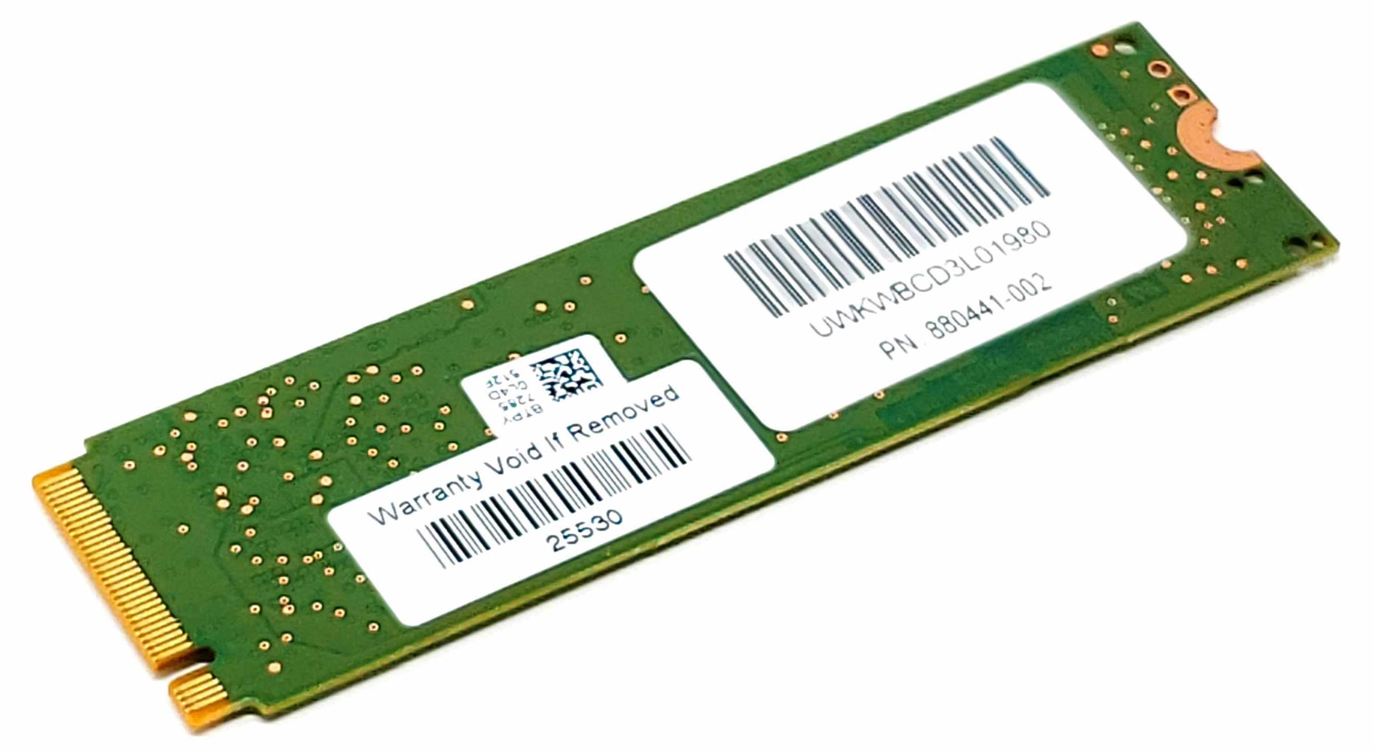 Toshiba THNSN5512GPU7 - 512GB M.2 PCIe NVMe 2280 MLC 3D-Nand SSD