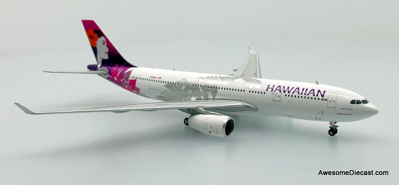 Airbus A330-200: Hawaiian Airlines (Reg #N389HA) 1:400 Diecast