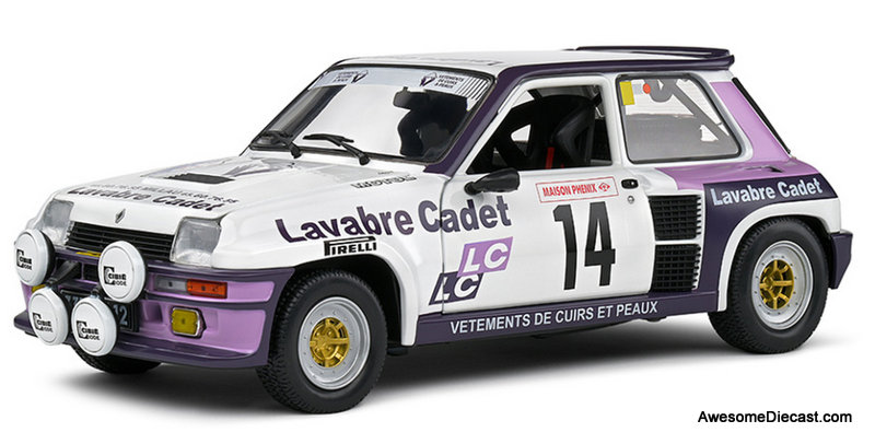 1983 Renault 5 GT Turbo #14 Rallye Lyon Charbonnières 1:18 Diecast