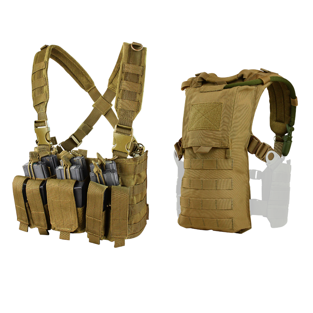 CONDOR チェストリグ MCR4 モール対応 コヨーテブラウン 弾薬帯 M4