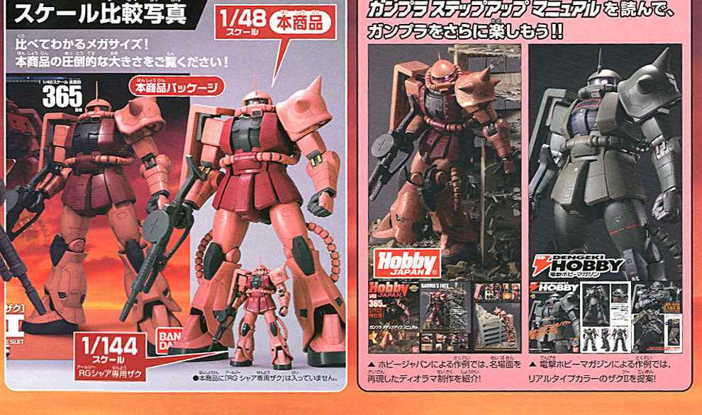 Char's Zaku II [1/48] (Mega Size) - Hobbyholics