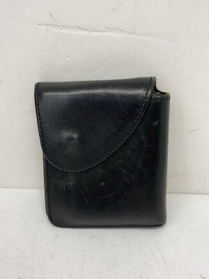 Hender Scheme(エンダースキーマ) / 2つ折り財布/レザー/BLK/無地