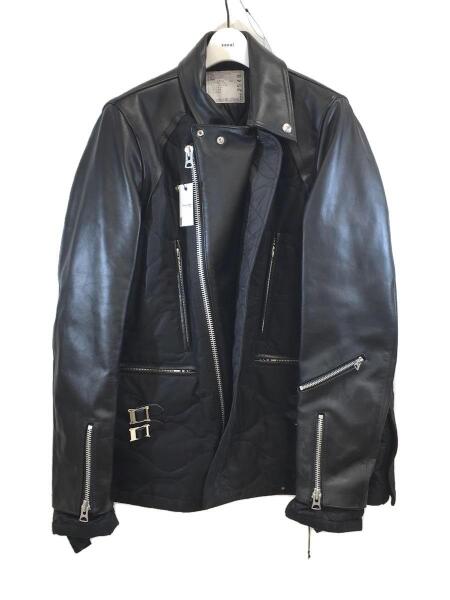 楽さん専用 sacai 25ss レザージャケット 2 sacai(サカイ) / レザー