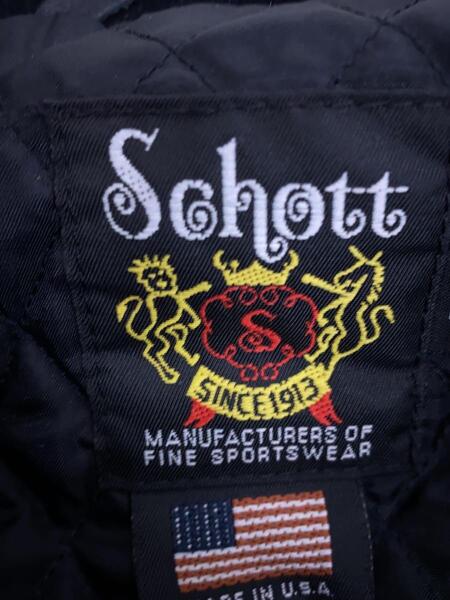 Schott(ショット) / スタッズ/レザー切替/メルトンコーチジャケット