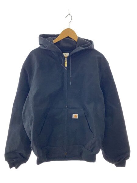 Carhartt アクティブジャケットBLK ショップ USA製 M M USA製