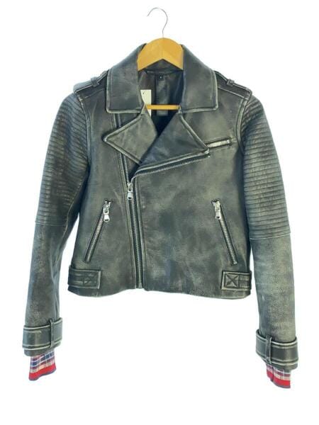 マークジェイコブスMARC BY MARC JACOBS 加工レザージャケット