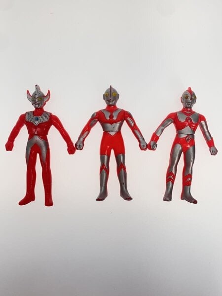 ウルトラマン イカロス星人 ソフビ ミニ 赤 ウルトラマン イカロス星人