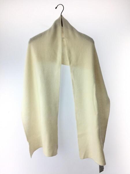 マフラー/カシミア/WHT/無地/タグ付 販売済み