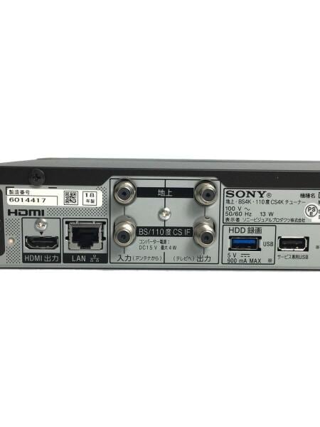 ソニー 地上 BS4K 110度 CS 4Kダブルチューナー DST-SHV1