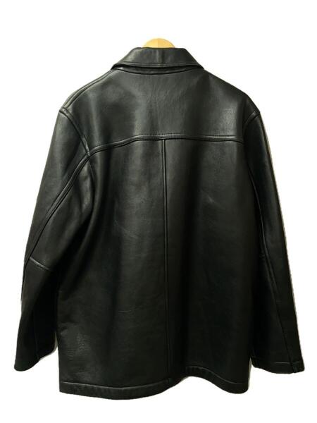 90s】ジェイクルー/J.CREW レザージャケット カーコート シープレザー