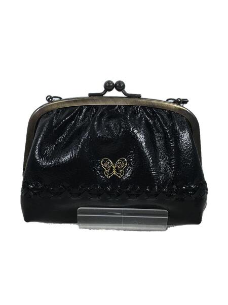 ANNA SUI(アナスイ) / がま口財布/レザー/ブラック/黒/レディース
