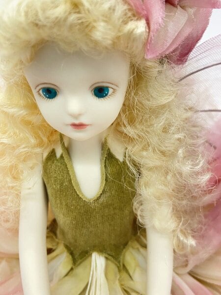 若月まりこ ビスクドール 創作人形 若月まり子 妖精ビスクドール 約60㎝