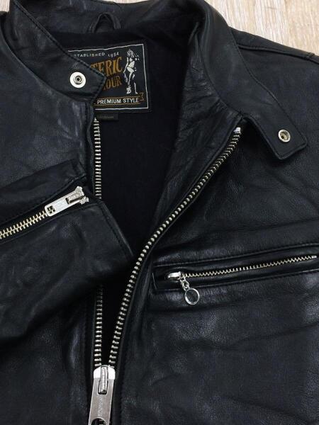 HYSTERIC 人気 GLAMOUR ブラックレザー シングルライダース M MOVE