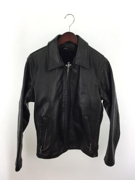 Schott ショット 652 ライダース シングル 襟付き ブラック 40 Schott