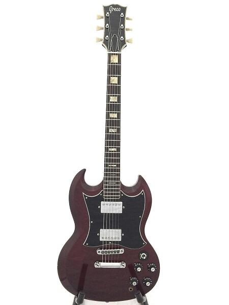 グレコSGスタイル エレキギター ブラック ジャンク扱い greco SG MODEL