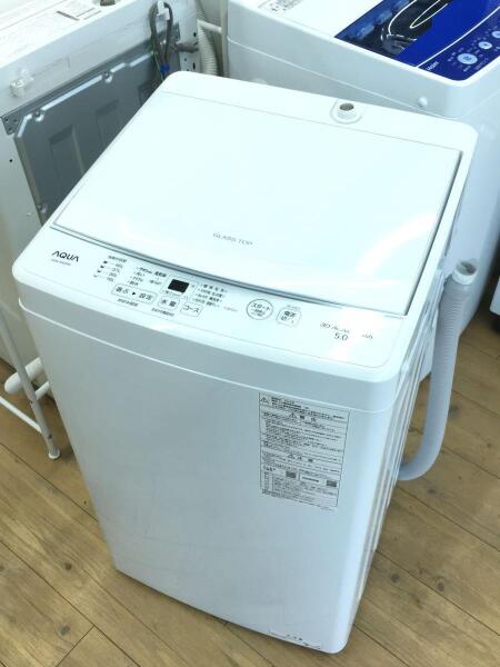 アクア 洗濯機 AQW-S5E2 5.0kg 2022年 中古