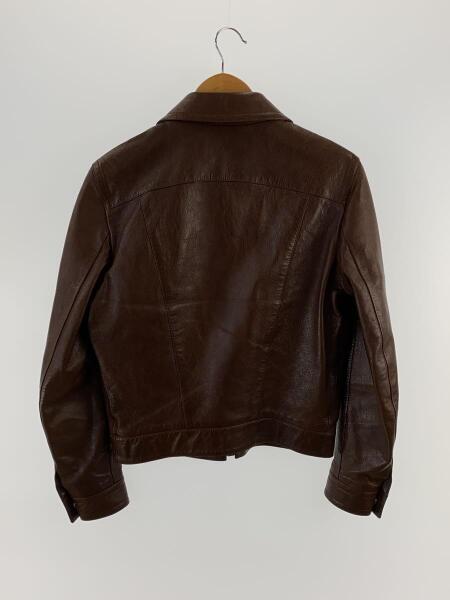 CELINE(セリーヌ) / レザージャケット・ブルゾン/44/レザ/ブラウン