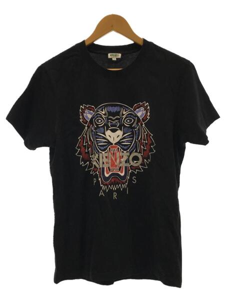 KENZO トラプリント Tシャツ 半袖 黒 レディース KENZO トラプリント