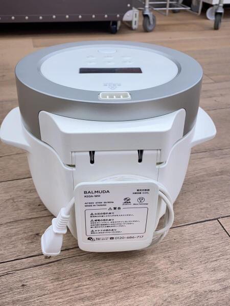 BALMUDA バルミューダ The Gohan White K03A-WH
