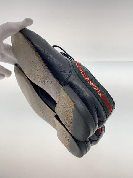 GUCCI ブラック レザー手袋 PAR AMOUR GUCCI ブラック レザー手袋 PAR