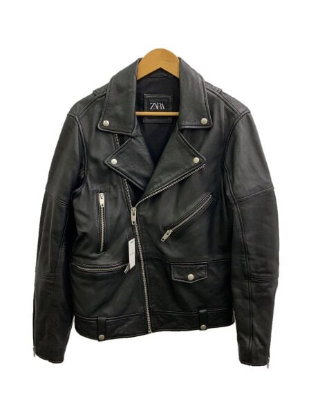 ZARA(ザラ) / ダブルライダースジャケット/S/羊革/BLK/5833/400/800