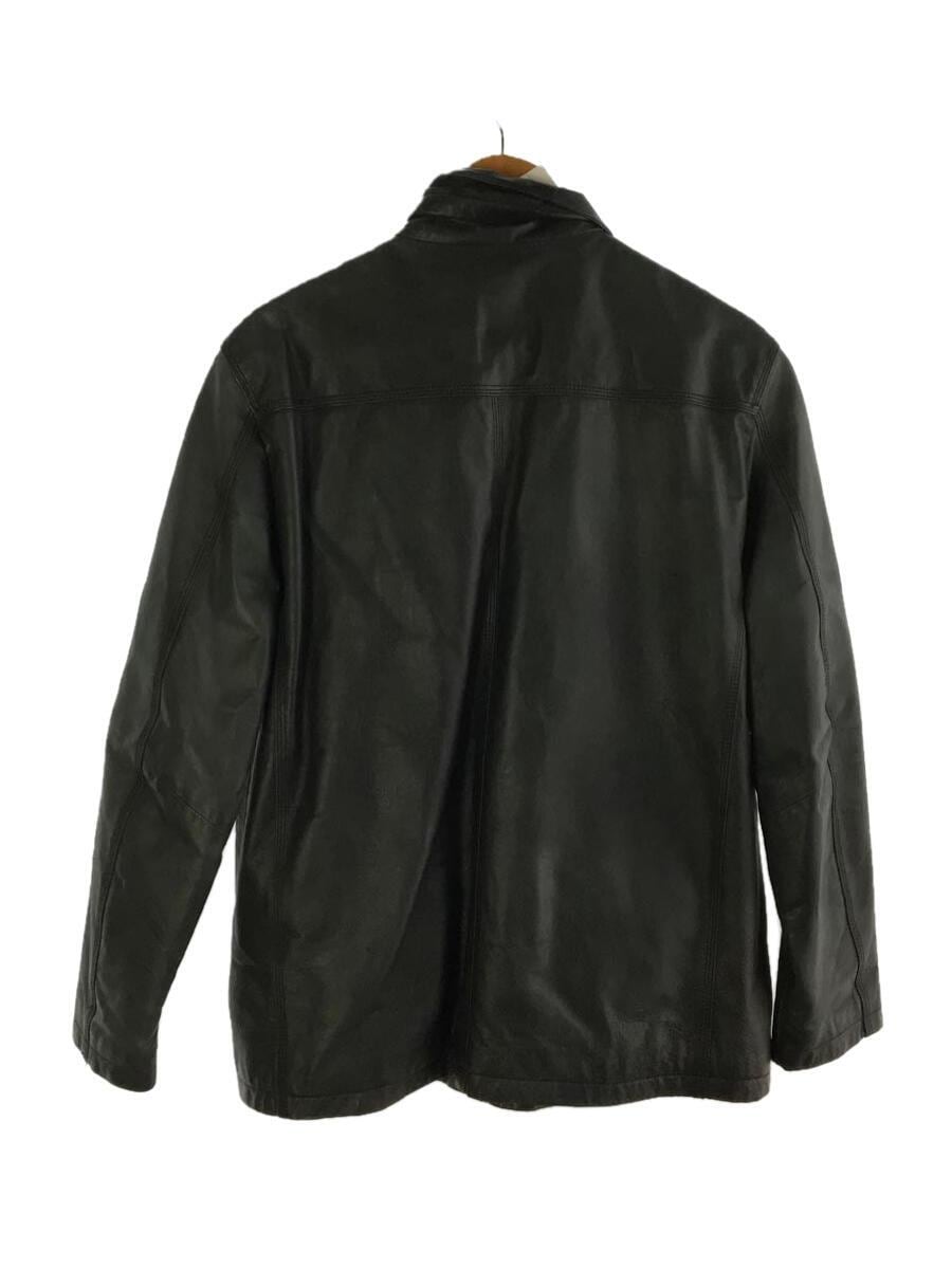 Dan valentino/シングルライダースジャケット/L/豚革/BLK