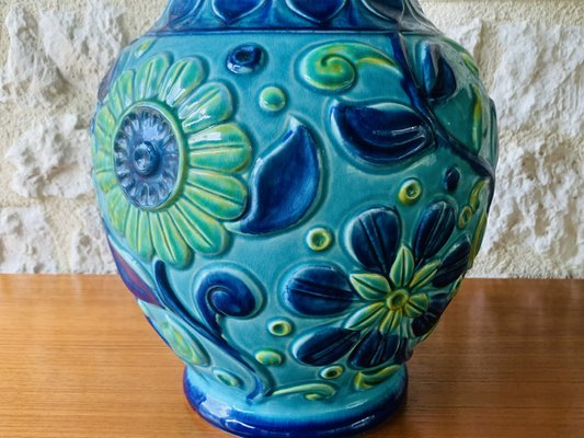 Tall Mid-Century West German Vase from Bay Keramik, 1960s for sale