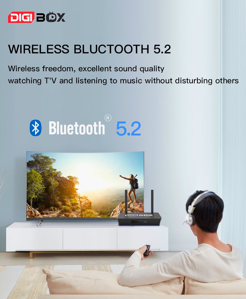 DIGIBOX D3 Plus | 6K, AI Audio, and Nippon TV Compatible TV Box