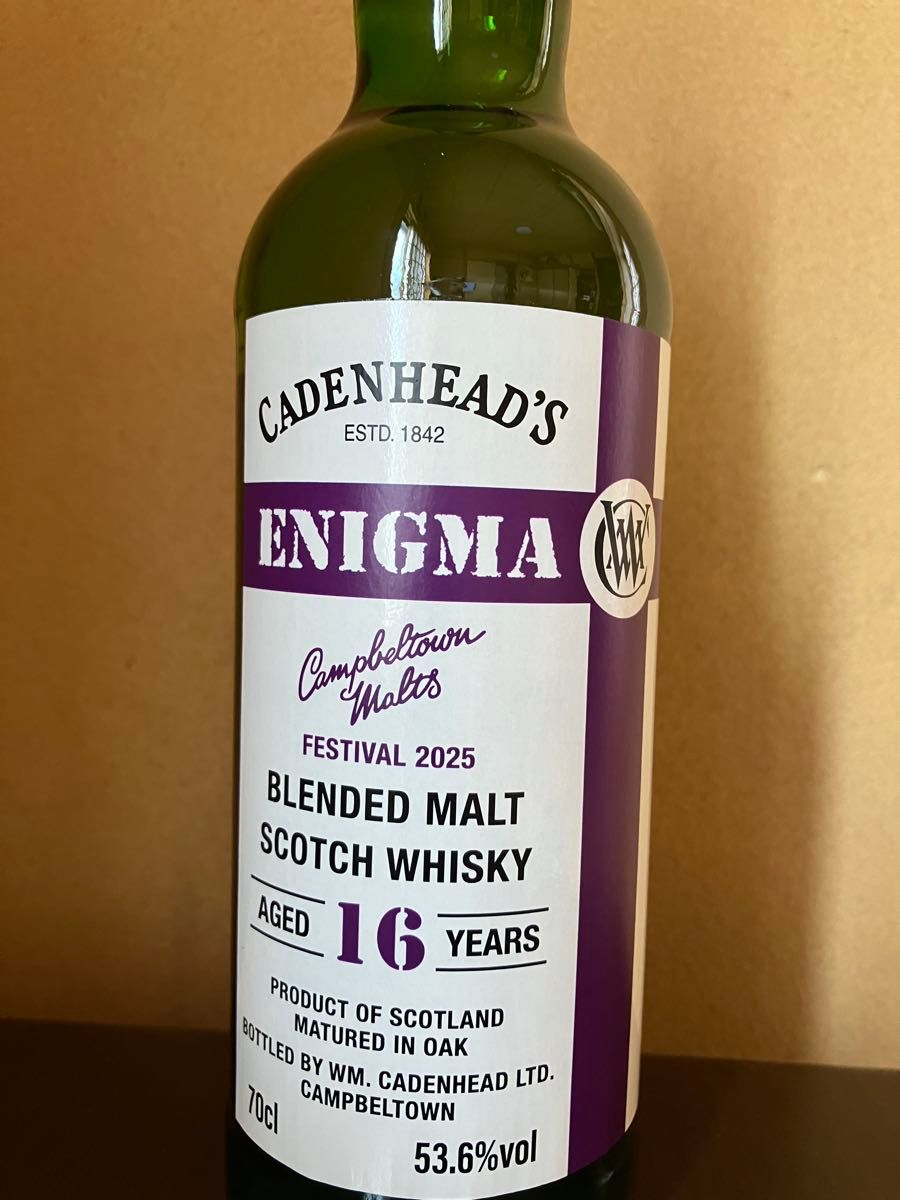 ケイデンヘッド エニグマ ブレンデッドモルト 16年キャンベルタウン
