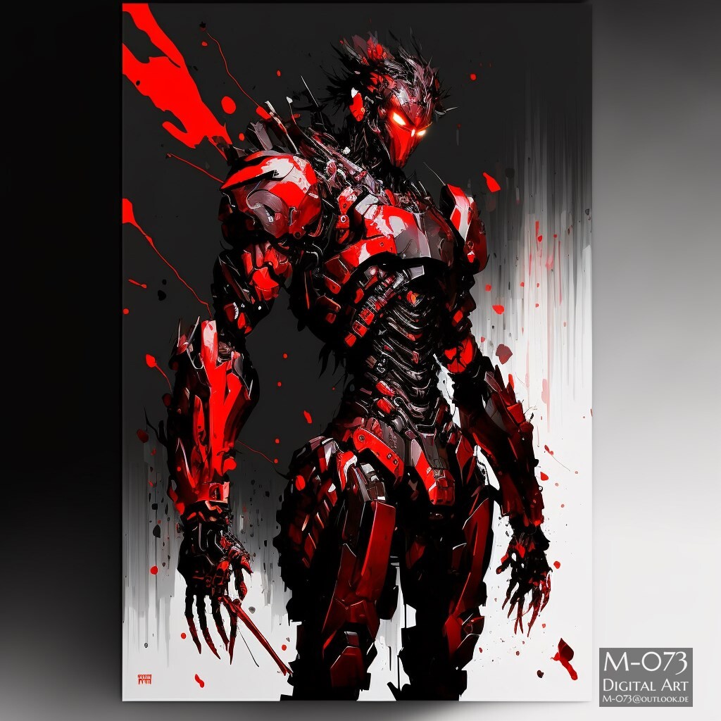 絵画 The Conflict between RED&BLACK 絵画 The Conflict between