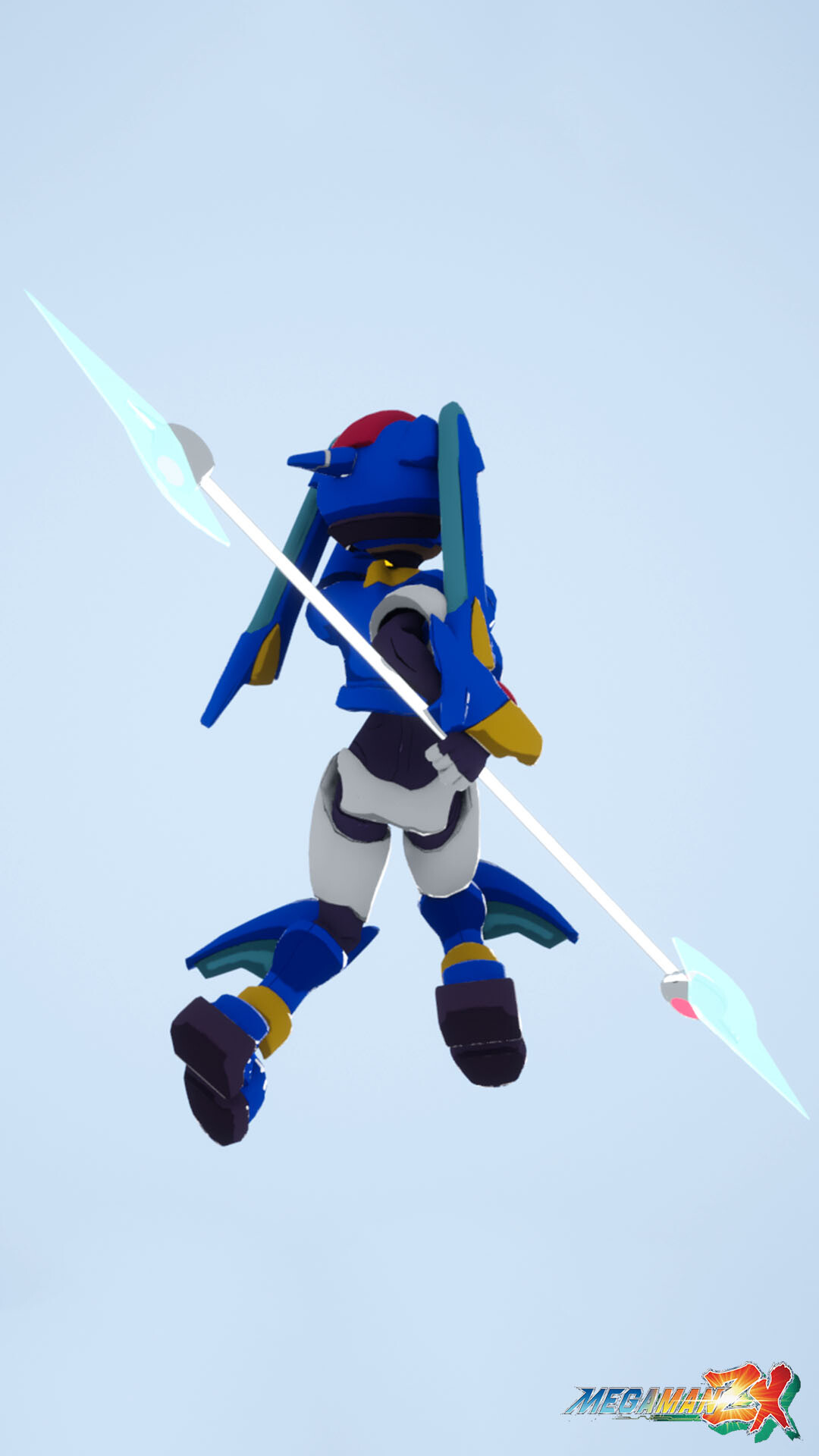 ArtStation - Unreal Engine 2D cartoon, Megaman ZX Model L (Rockman ZX)