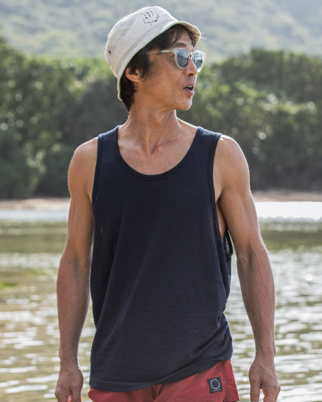 100% Light Merino Tank Top | 山と道 U.L. HIKE & BACKPACKING