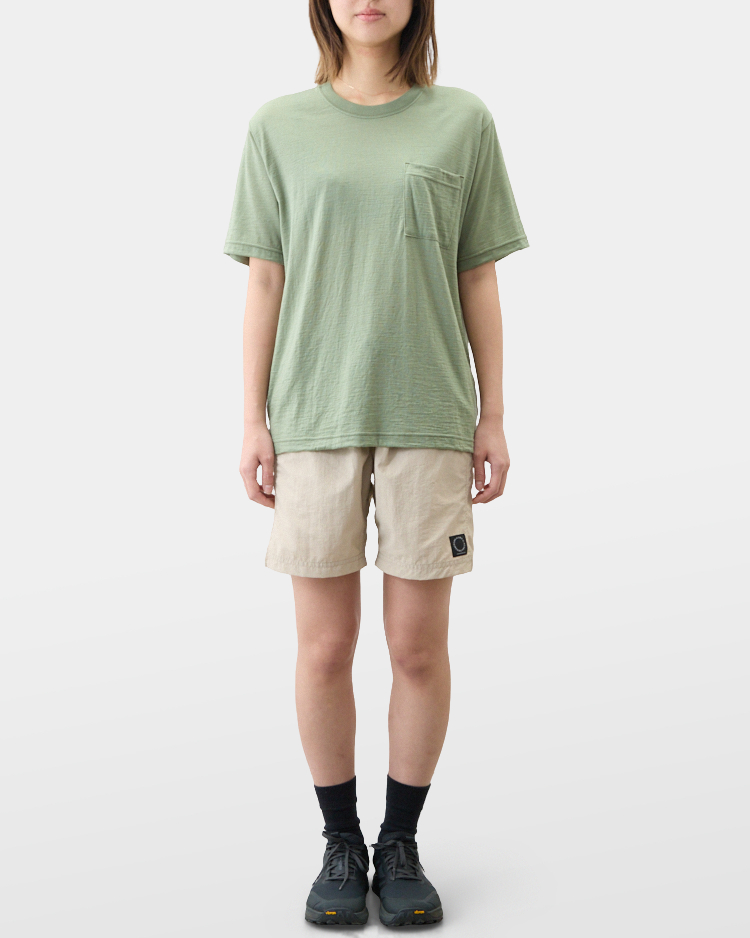 100% Light Merino Pocket T-shirt | 山と道 U.L. HIKE & BACKPACKING