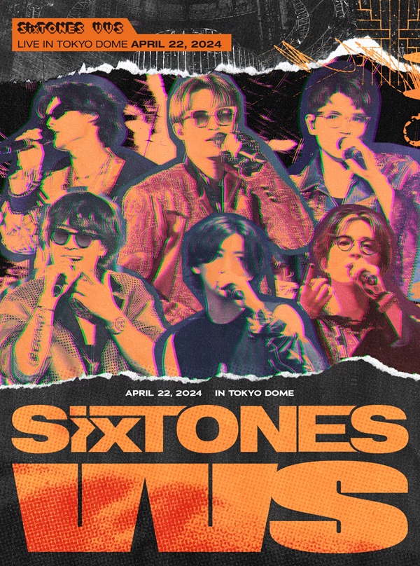 SixTONES、10月16日リリースのライヴDVD＆Blu-ray『VVS』初回盤／通常