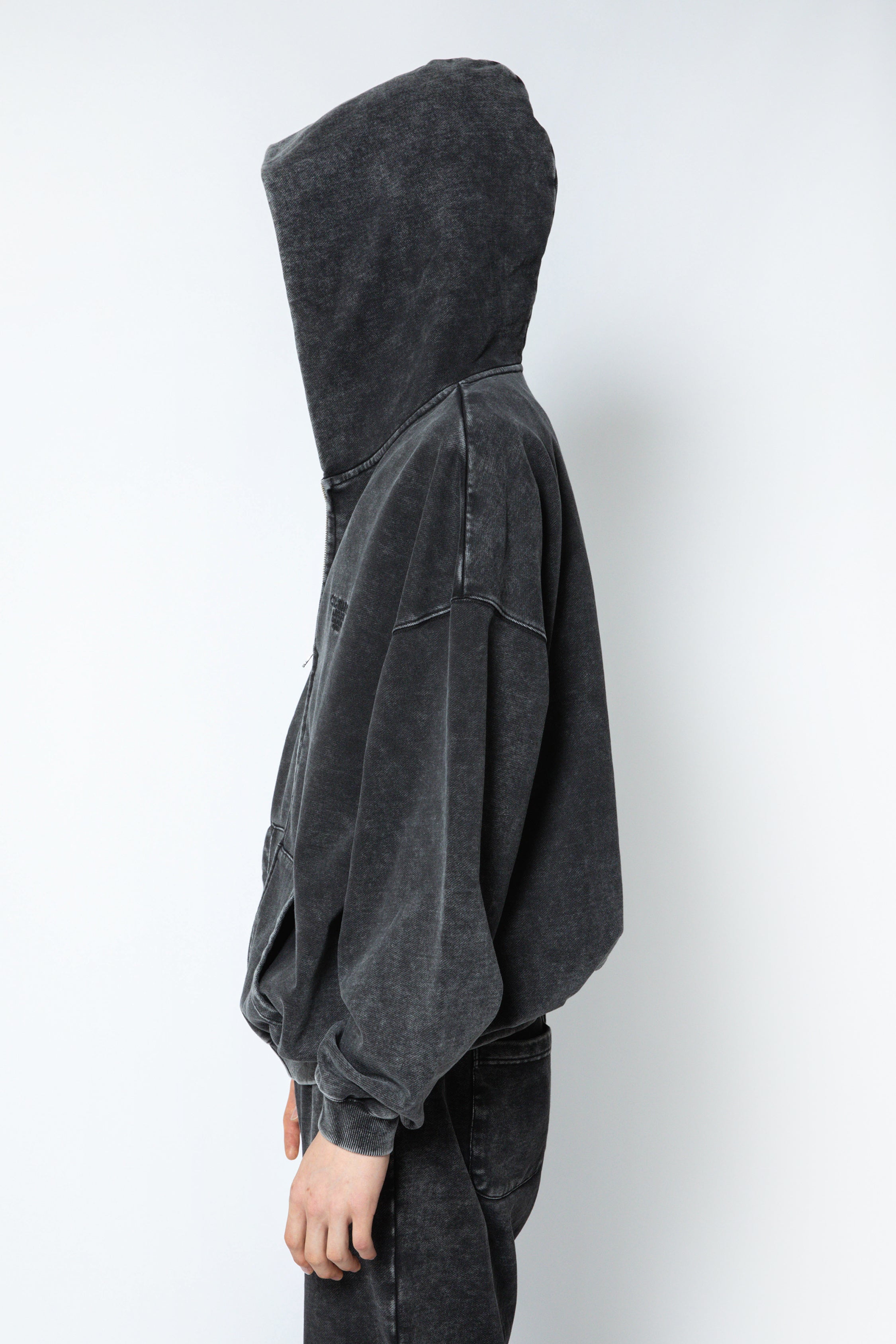 CDL Acid Wash Zip Hoodie – CDL TOKYO