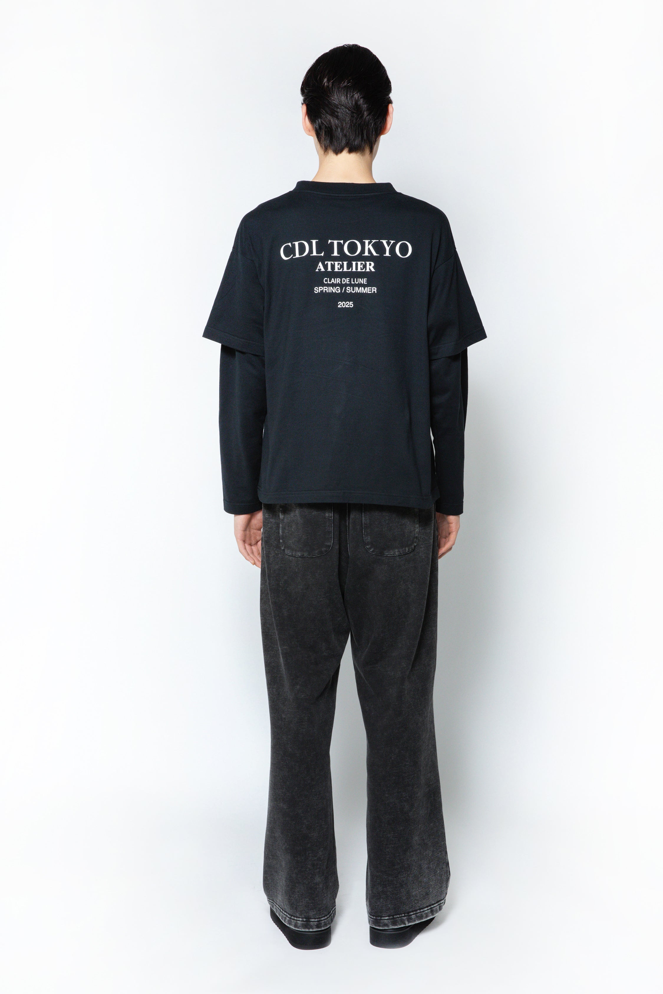 CDL Atelier Layered L/S Tee Mサイズホワイト