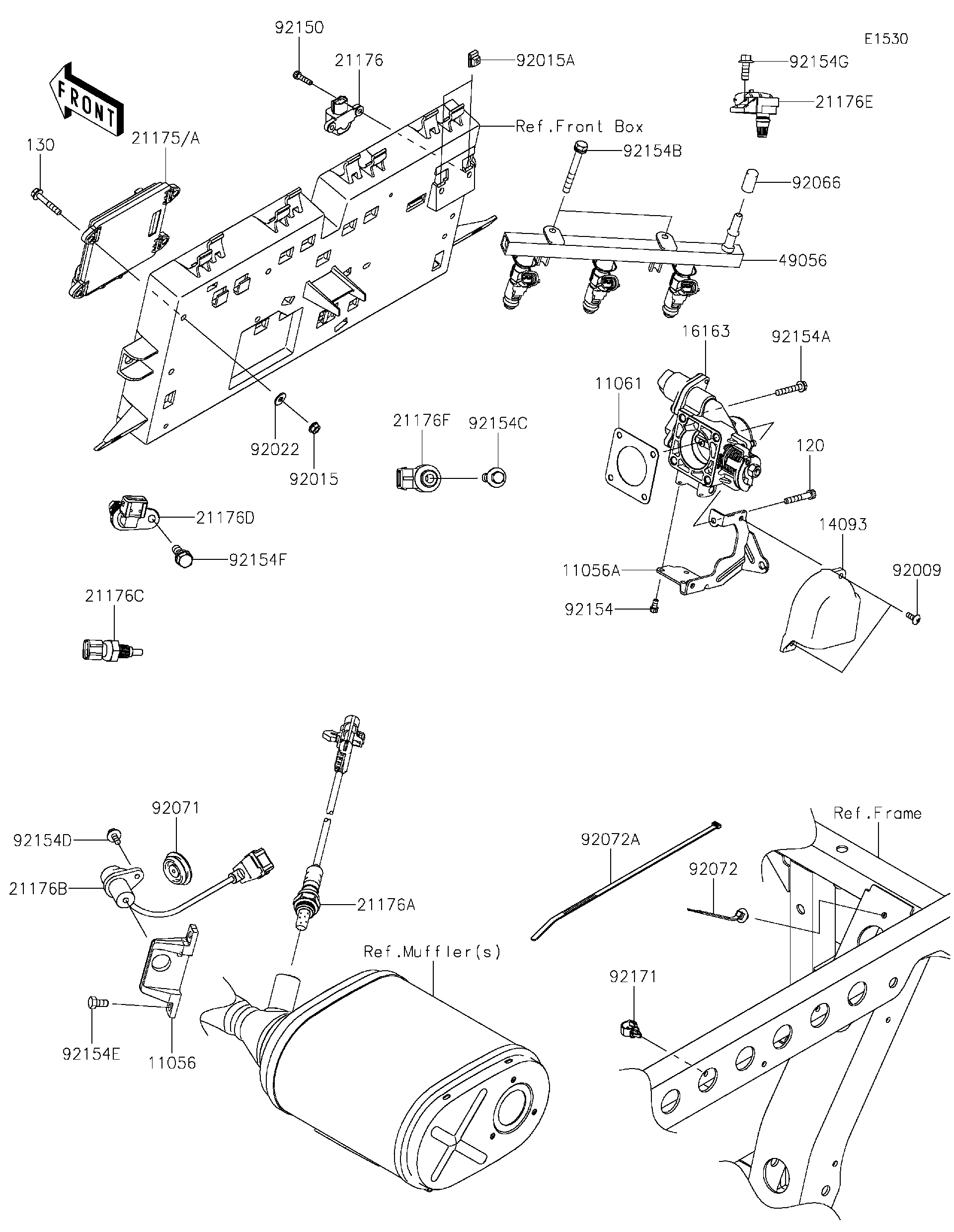 2023 Kawasaki Utility Vehicles Parts-Finder Diagrams | Cities Edge